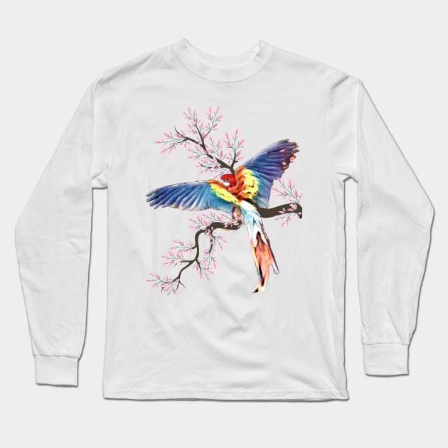 Bird Long Sleeve T-Shirt by BeatyinChaos